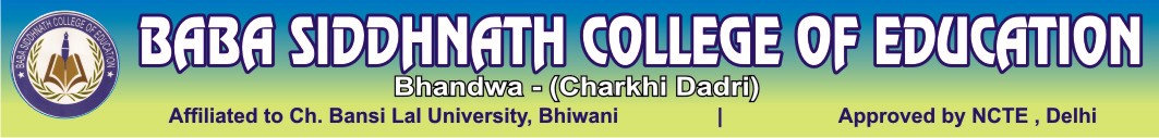 Baba Siddhnath College of Education, Bhandwa